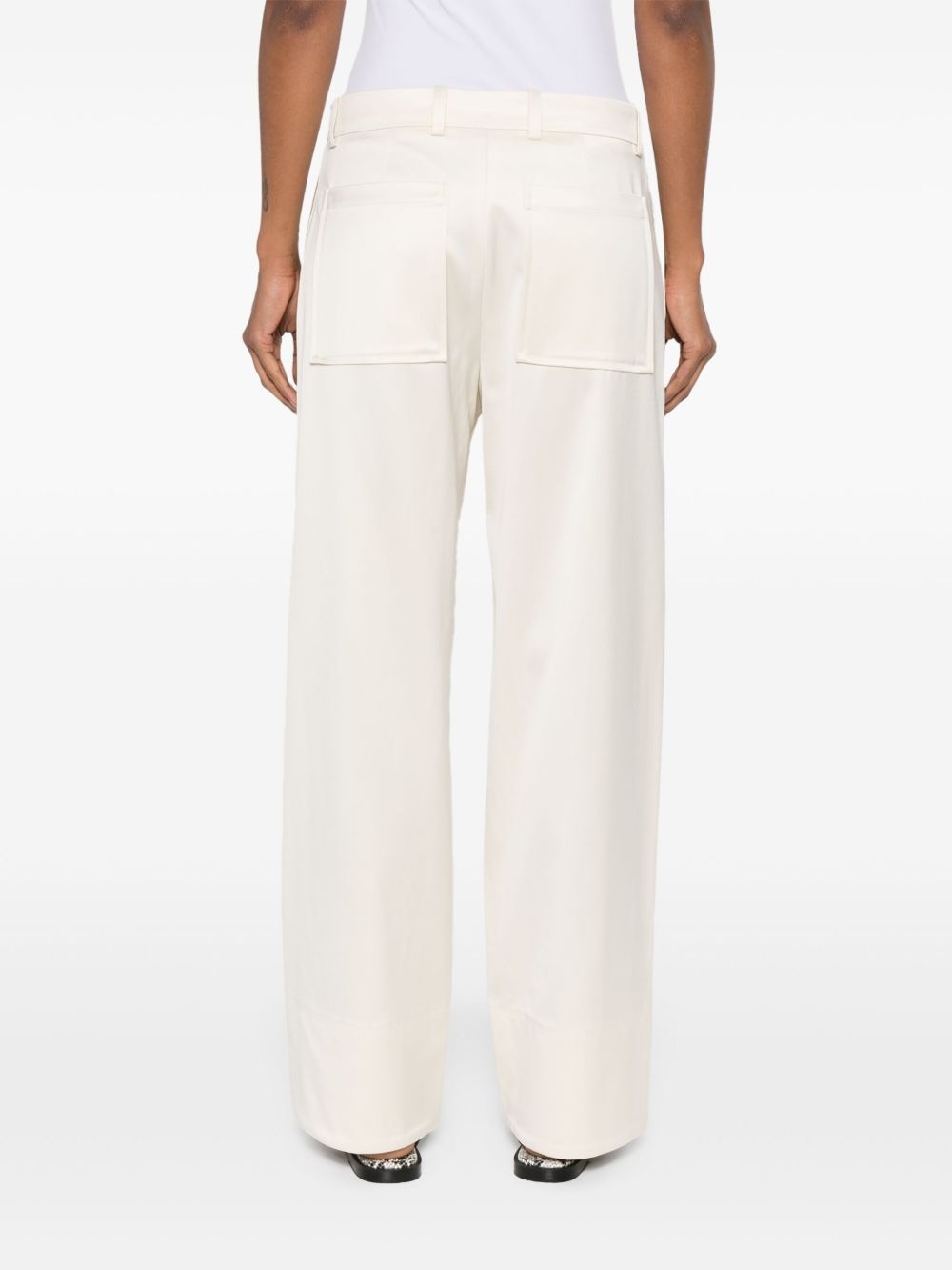 twisted-seam trousers - 4