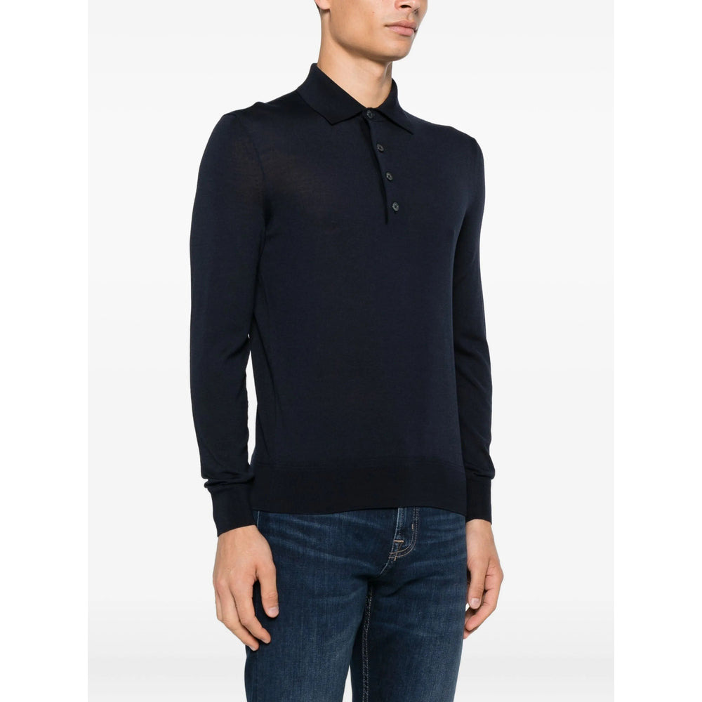 Tom Ford Blue Polo Shirts Men - 3