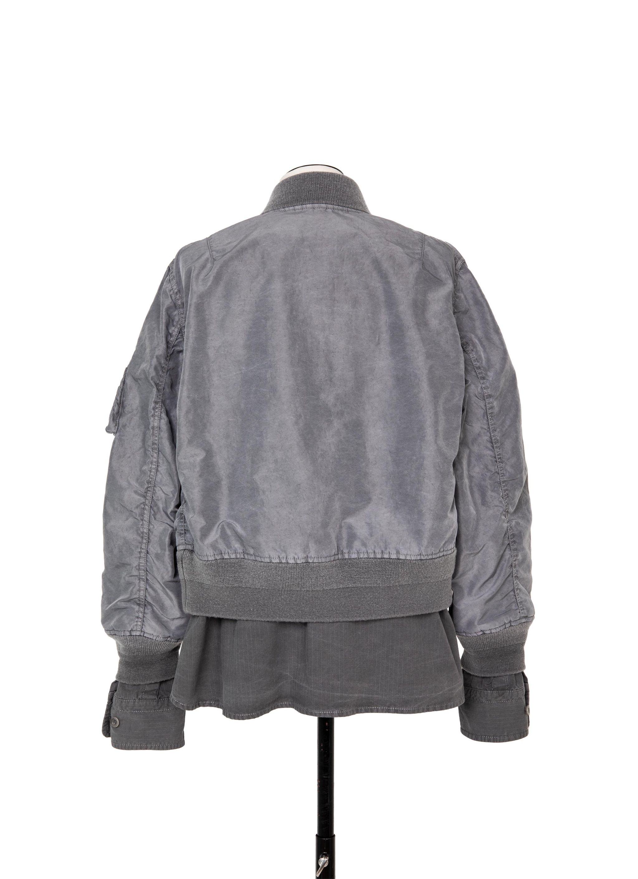 Garment Dye Rip Stop x Nylon Twill BL - 3