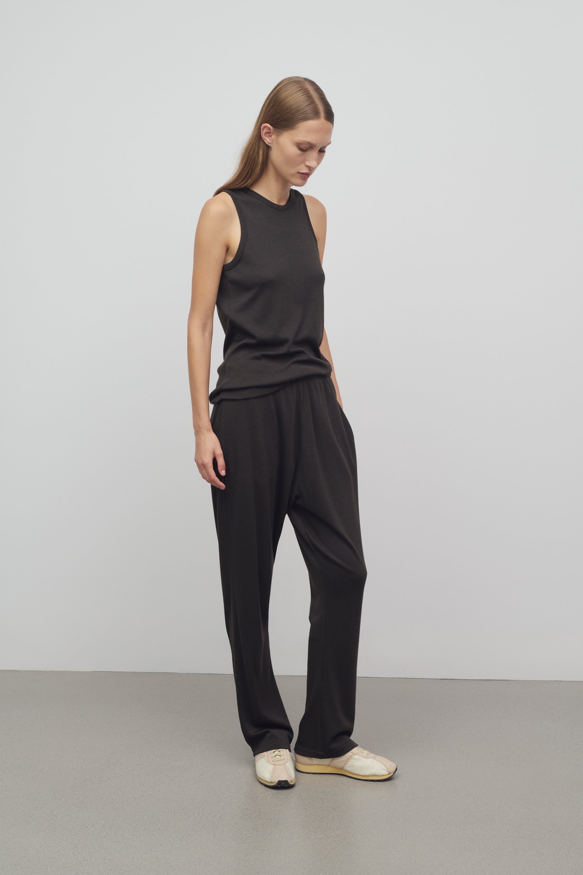 Nevia Pant in Cashmere and Silk - 4