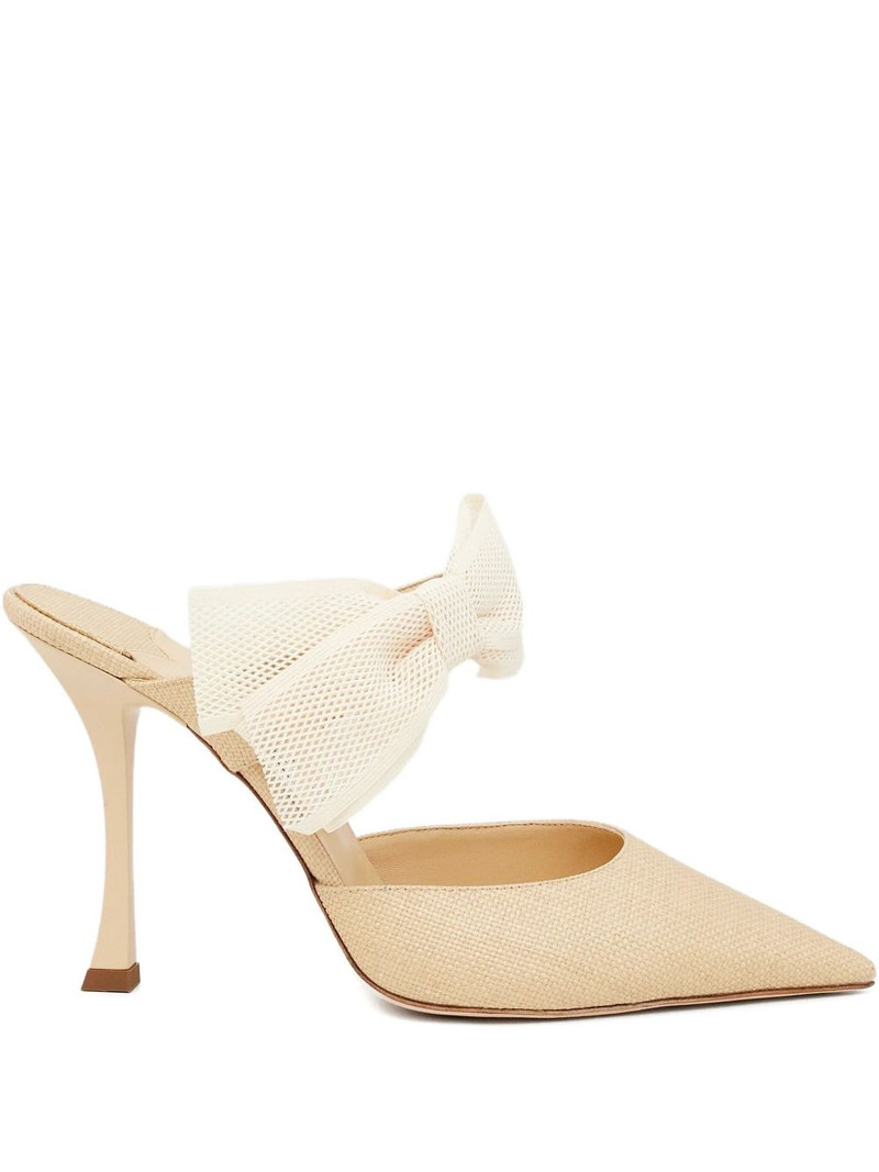 100mm Brook bow pointed mules 1