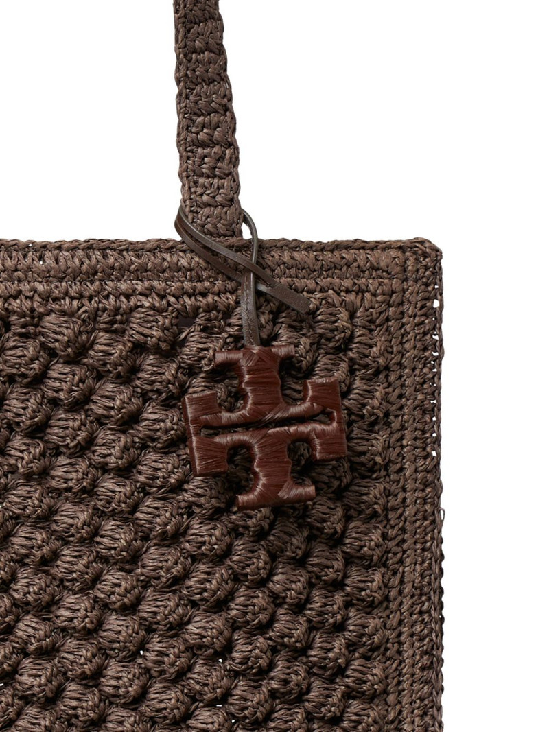 small Ella hand-crocheted popcorn tote 5