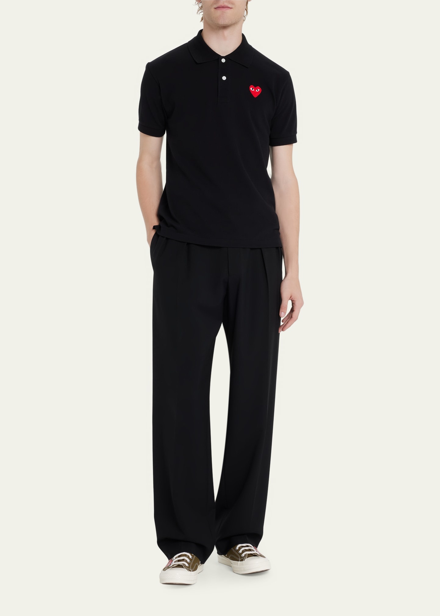 Men's Polo Shirt with Heart - 2