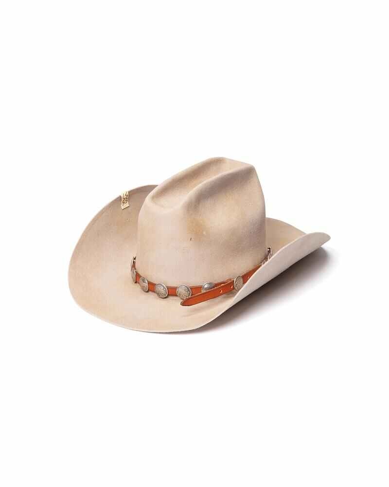 VIN COWBOY HAT (CONCHO) IVORY - 2