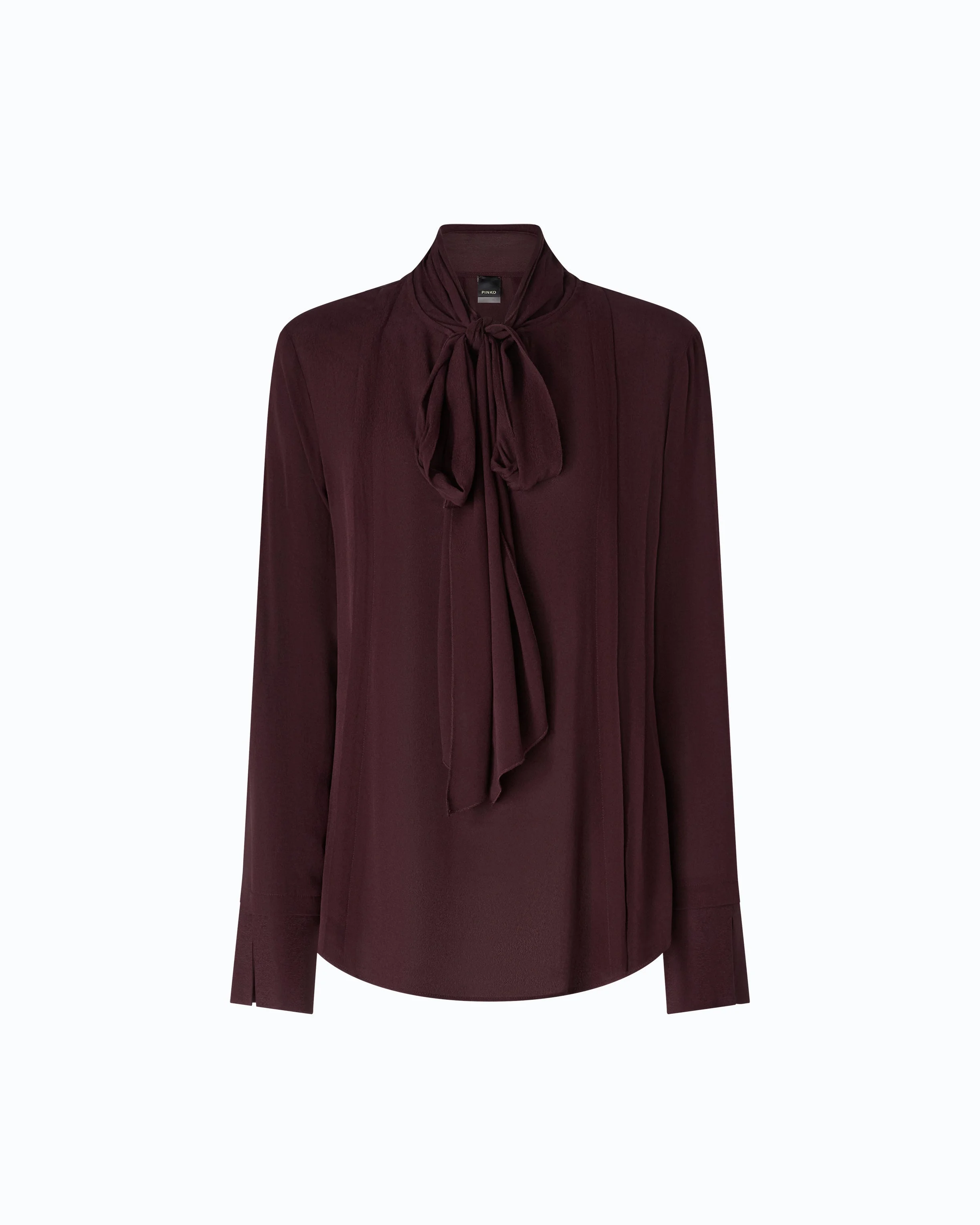 BLOUSE WITH SASH COLLAR - 1