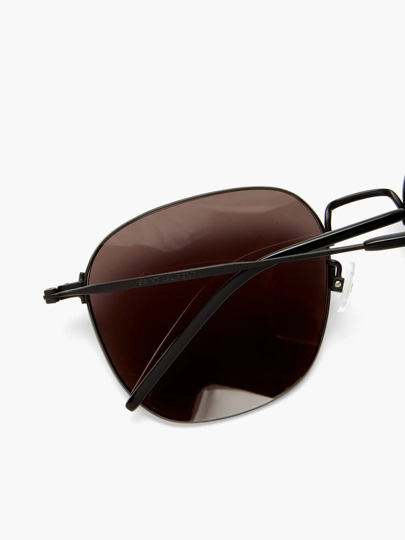 Square metal sunglasses 4