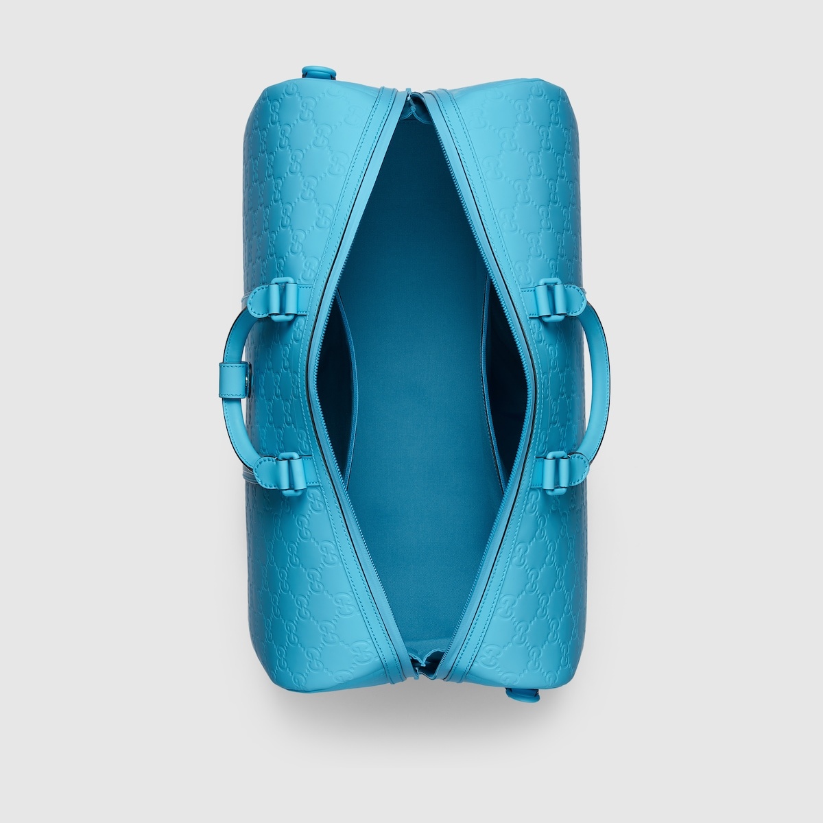 GG rubber-effect large duffle bag - 7