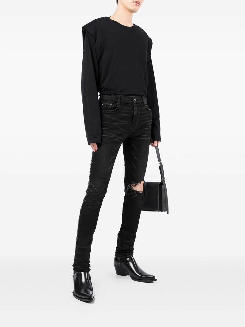 Isabel Marant padded-shoulder cotton sweatshirt outlook
