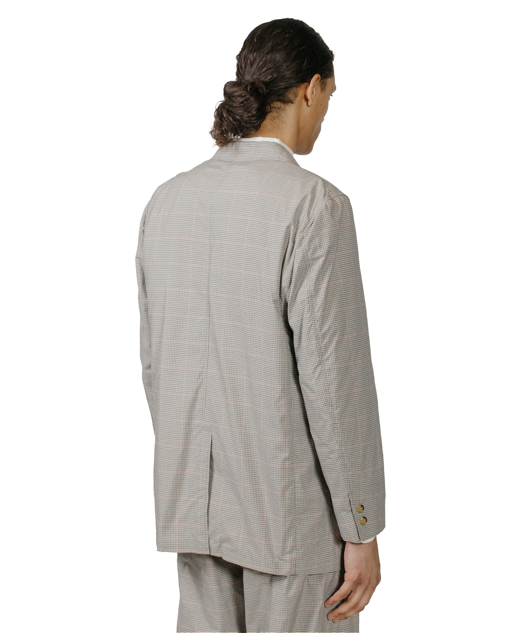 3B Box-Fit Jacket TR Plaid Beige - 3