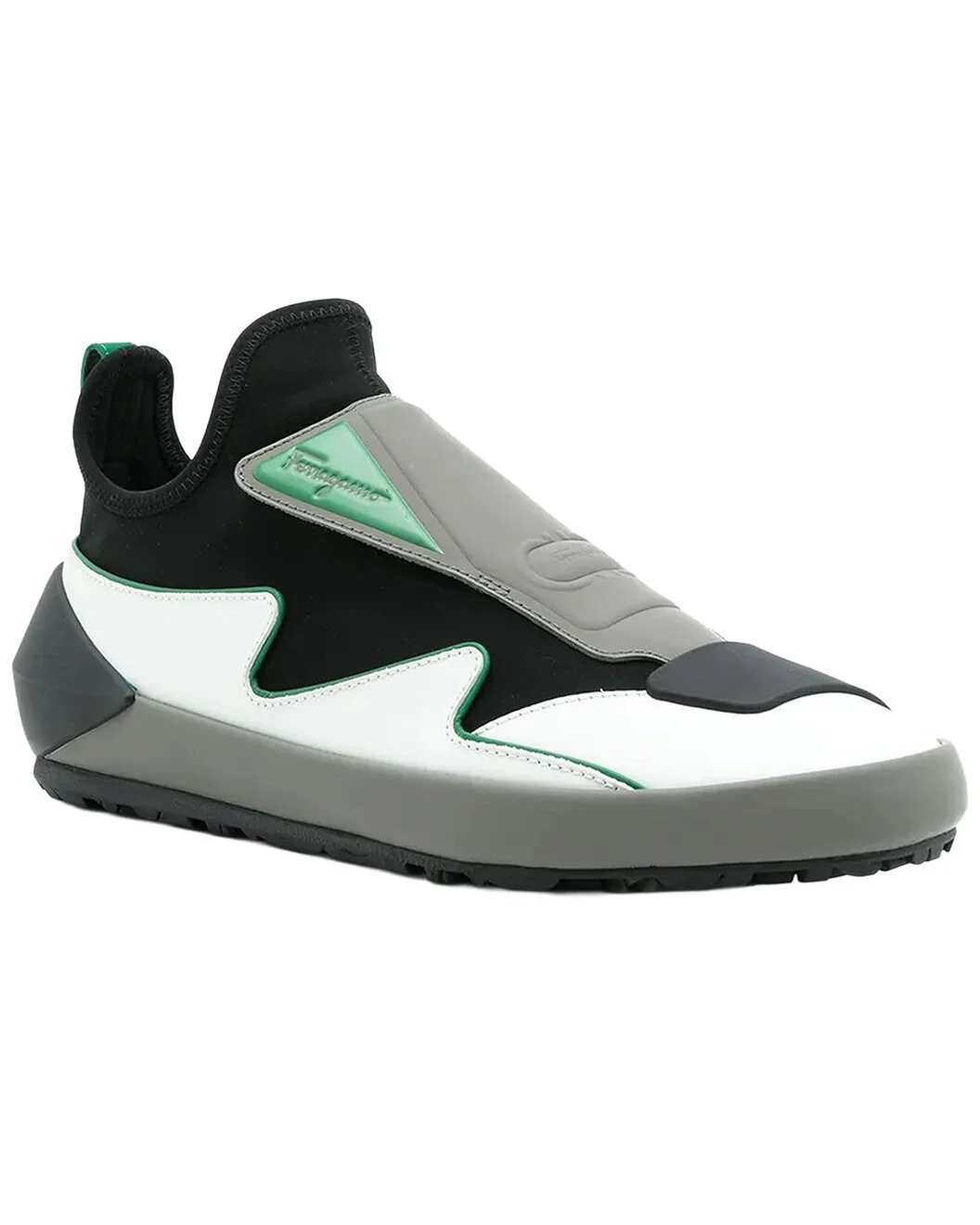 Ferragamo Colourblock Leather Sneaker - 1