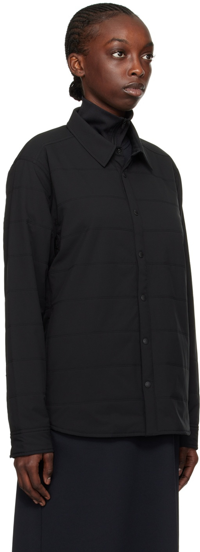 snow peak Black Insulated Jacket outlook