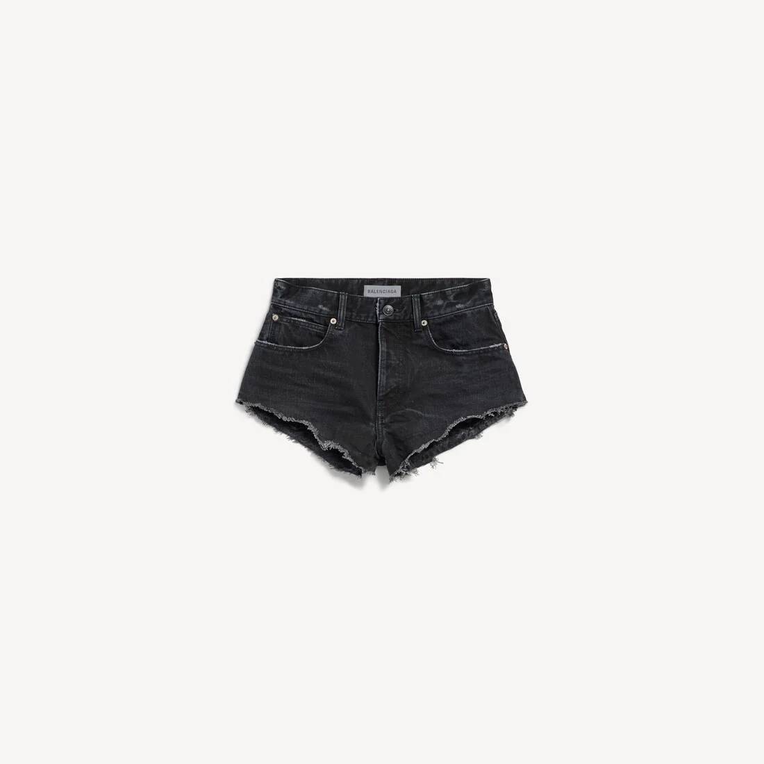 Women's Mini Shorts in Navy/black Overdyed - 1