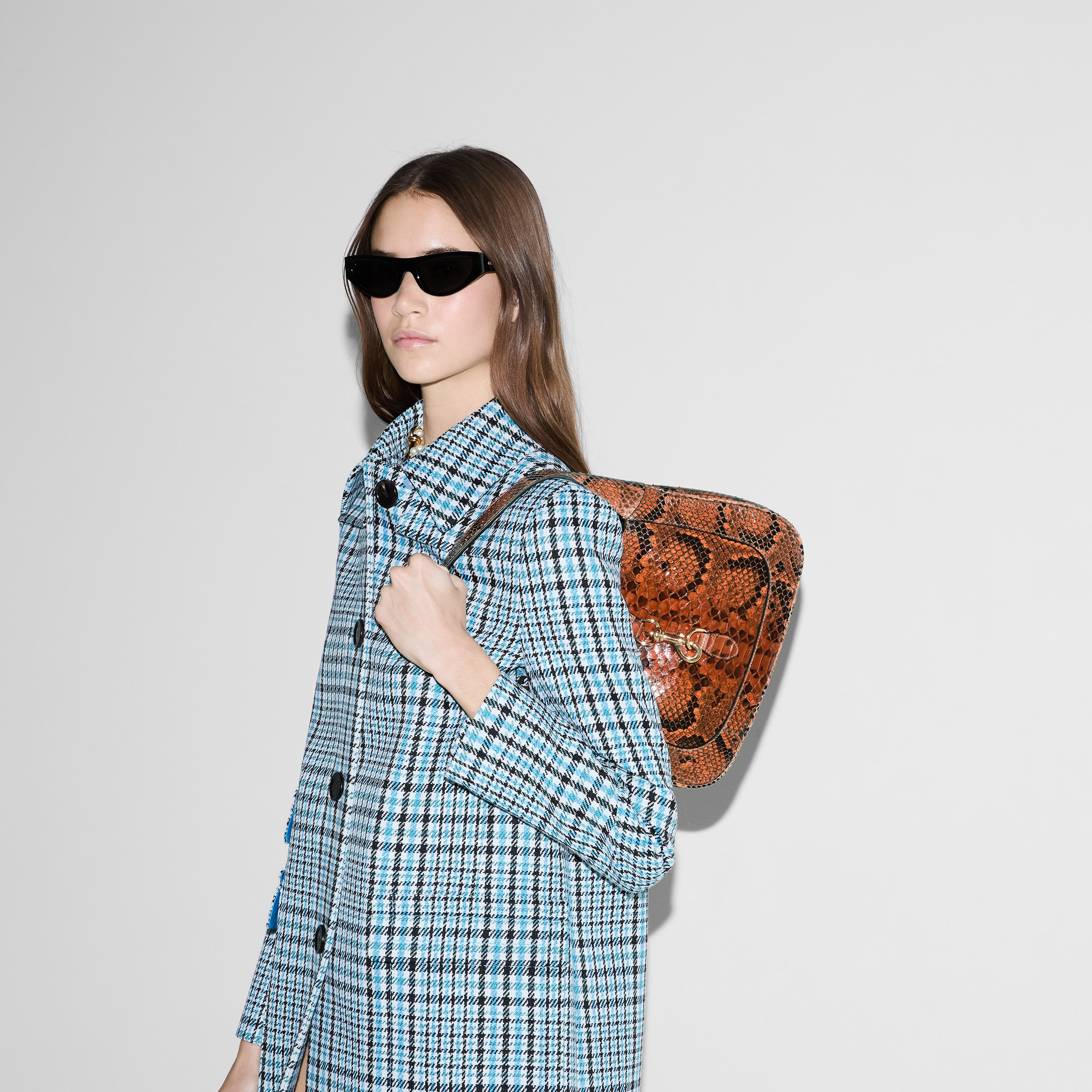 Gucci Jackie small python shoulder bag - 3