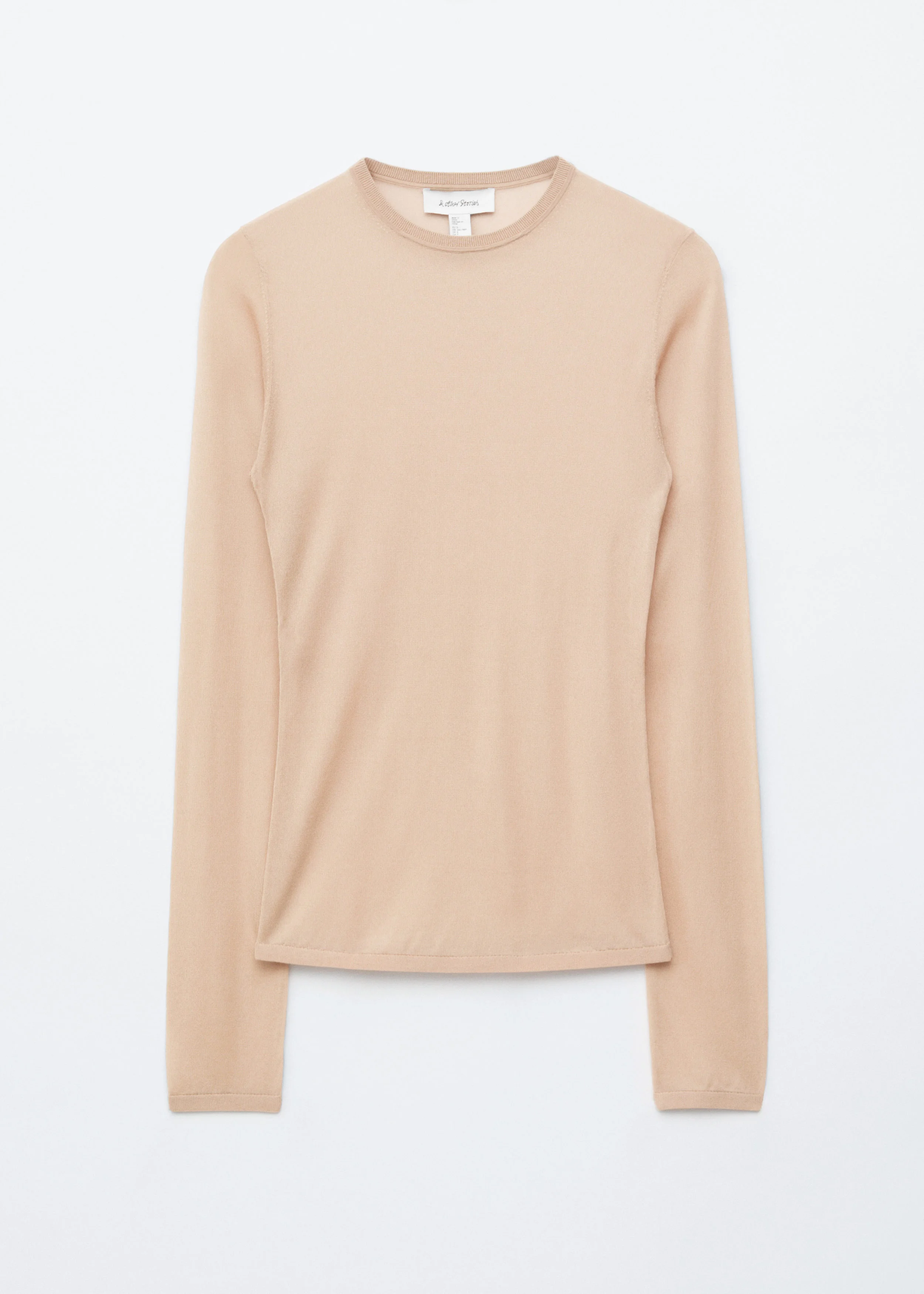 Fine-Knit Sheer Top - 1