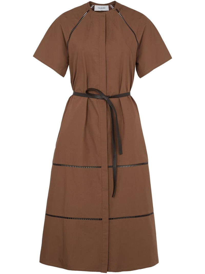 belted midi dress 1