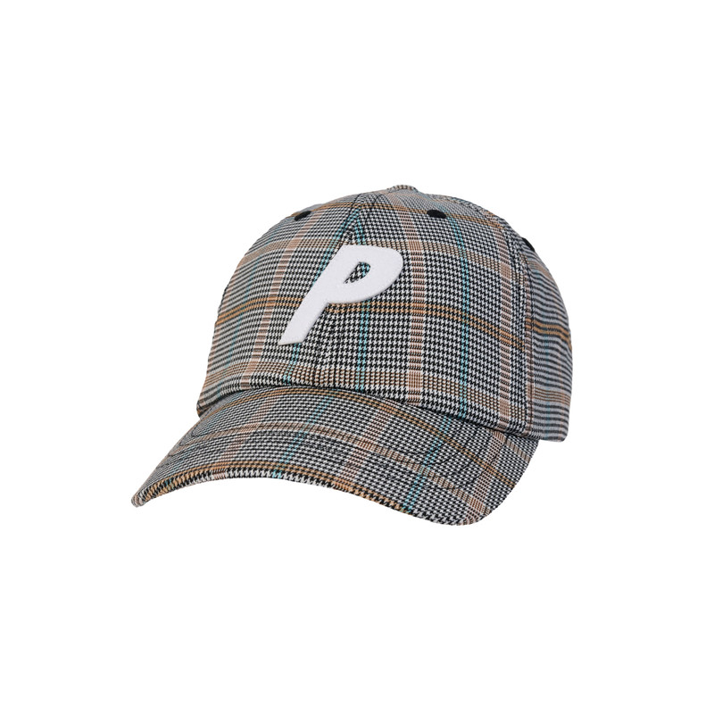 P 6-PANEL HOUNDSTOOTH WHITE 1