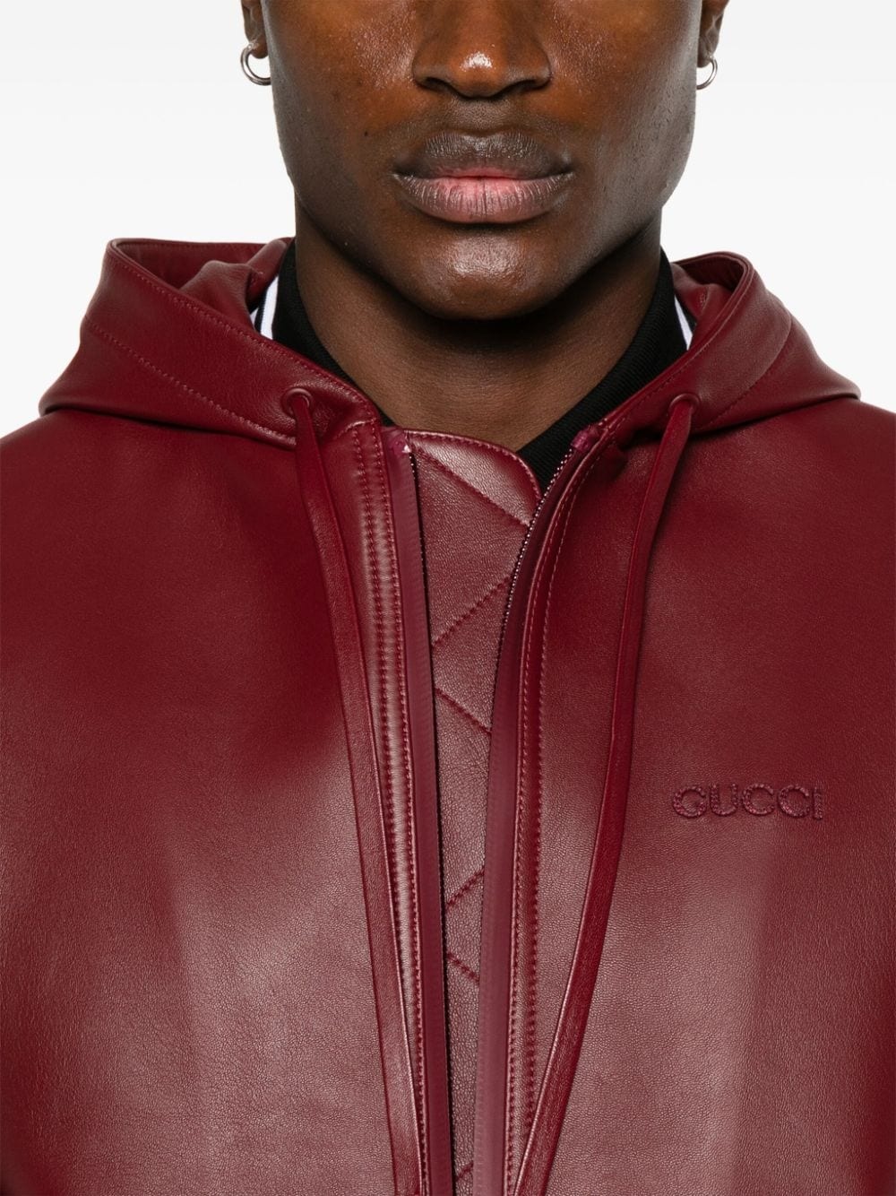 logo-embroidered jacket - 5