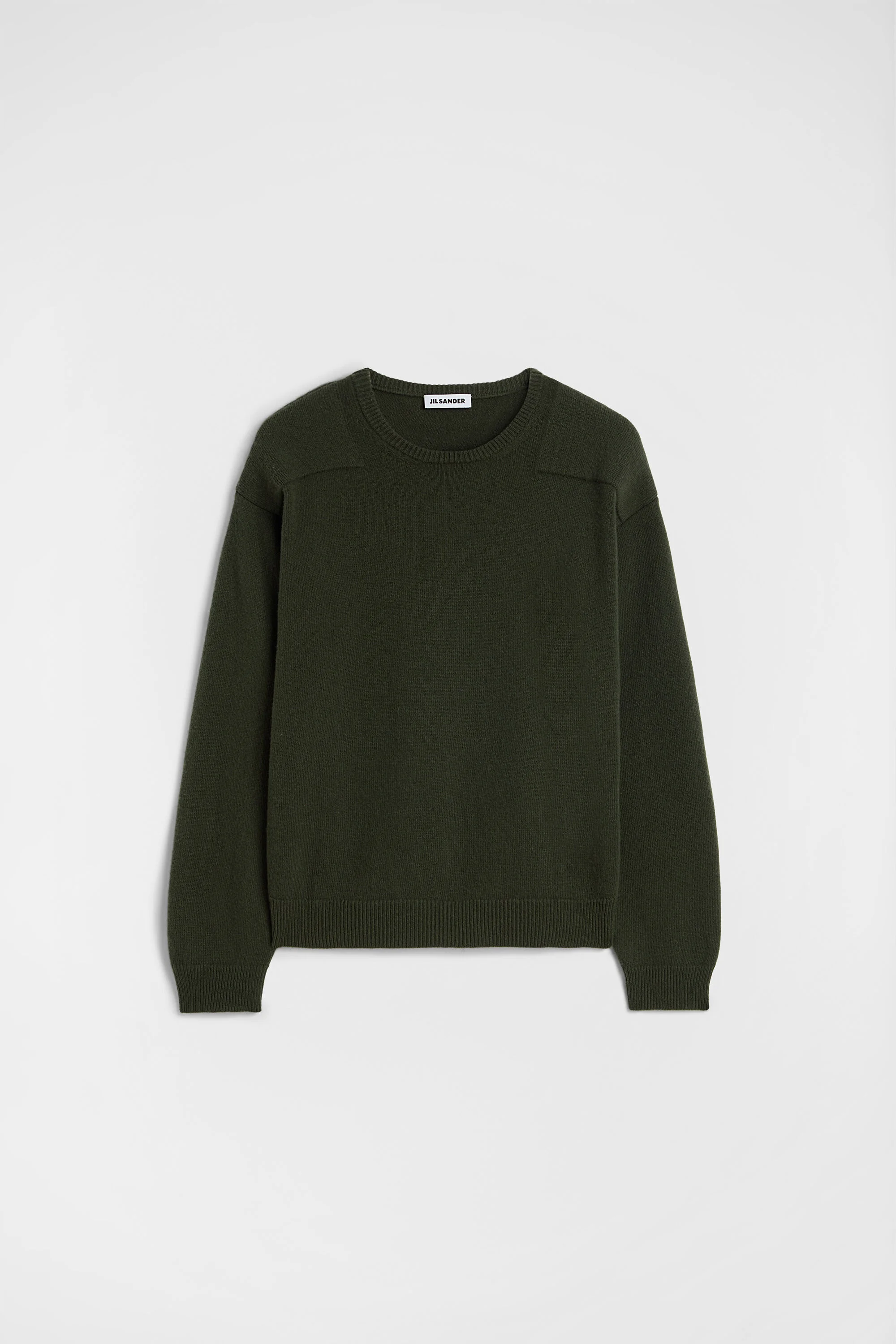Wool Blend Crew-Neck Sweater - 1