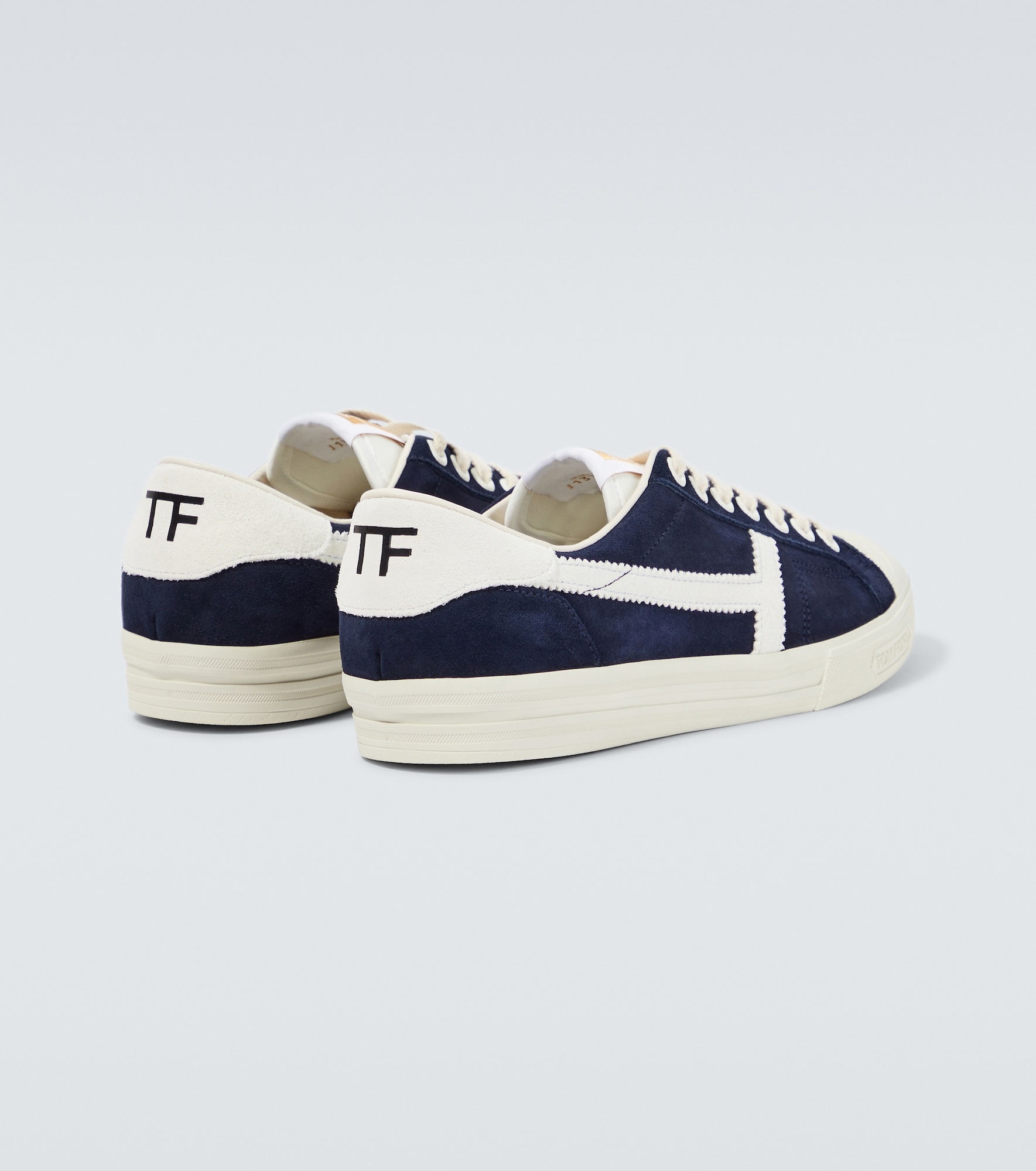 T suede low-top sneakers - 6