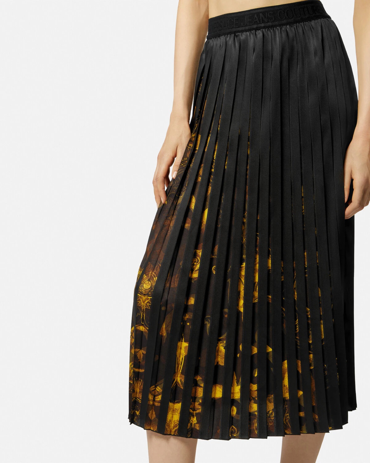 Watercolor Couture Pleated Skirt - 3