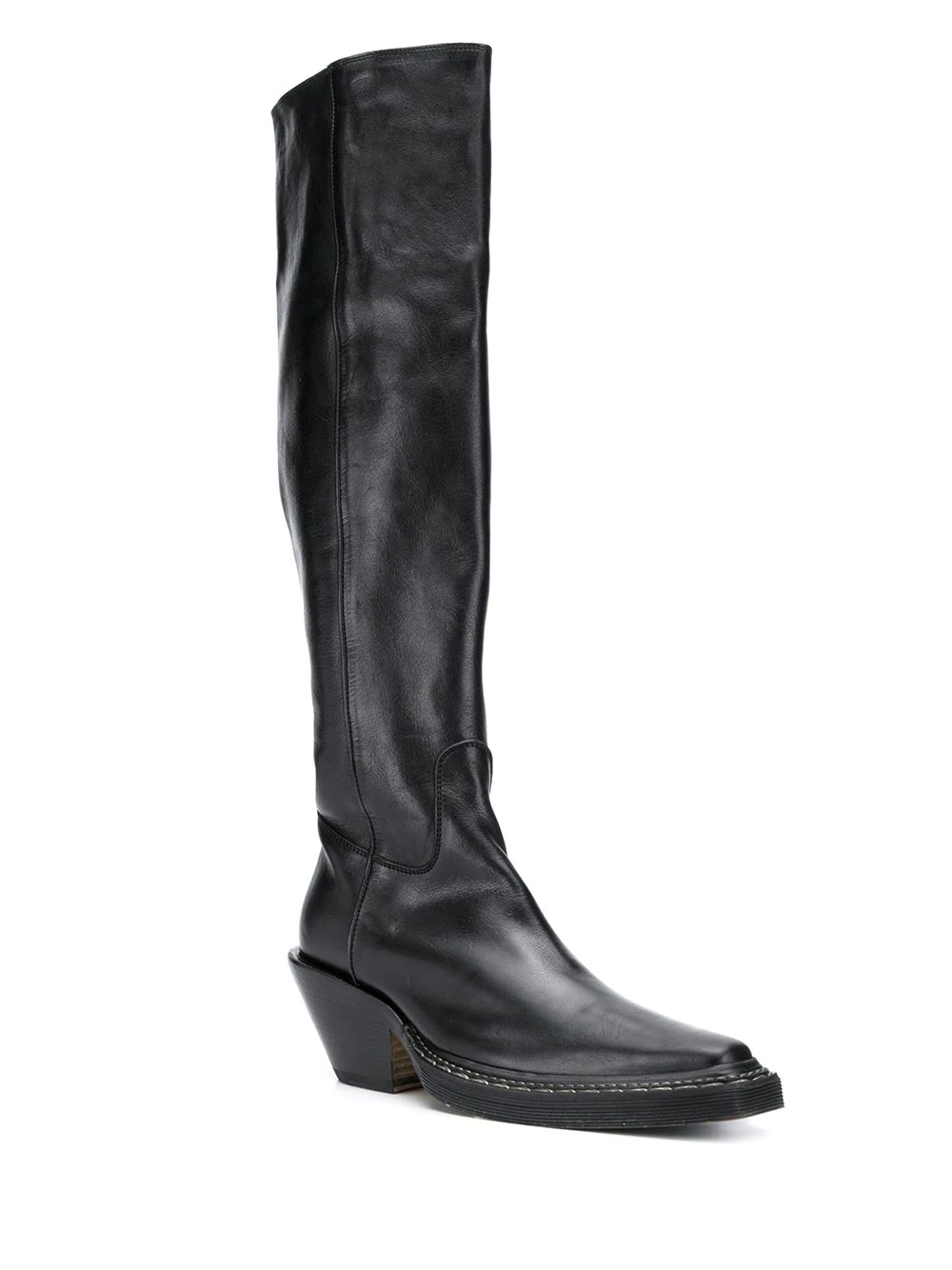 western knee length boots - 2