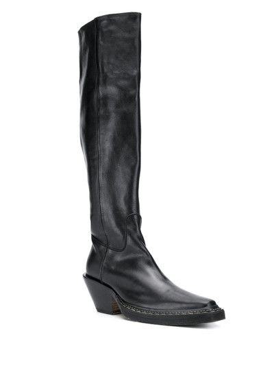 Acne Studios western knee length boots outlook