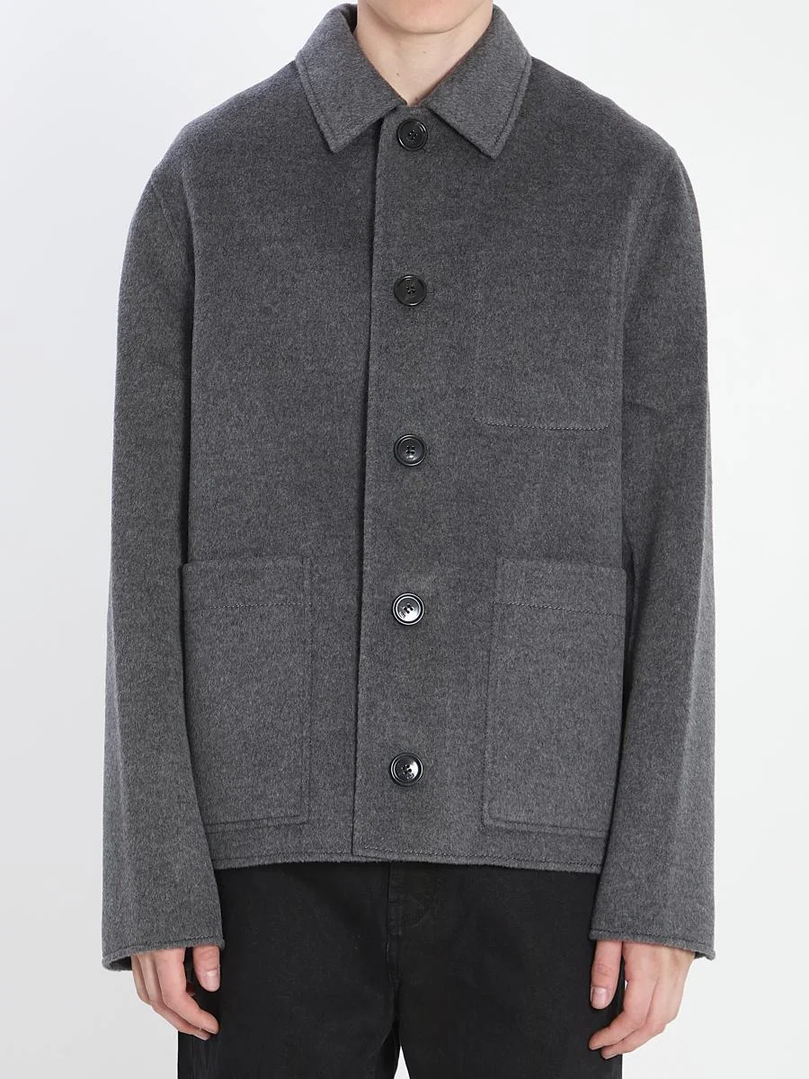 AMI Paris Wool And Cashmere Jacket - 1