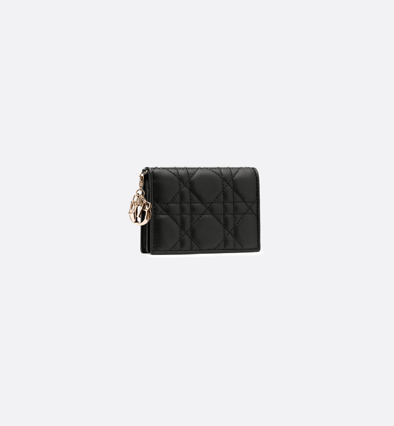 Dior Lady Dior Flap Card Holder outlook