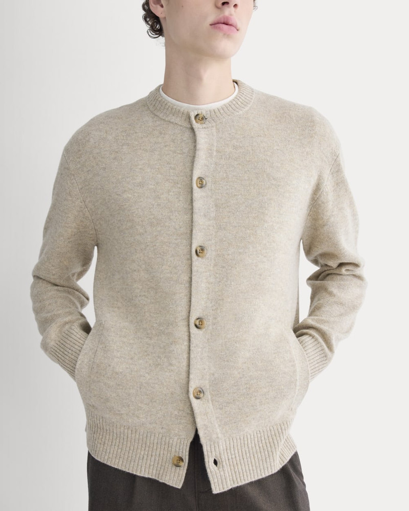 LUXE MERINO CREW CARDIGAN 3