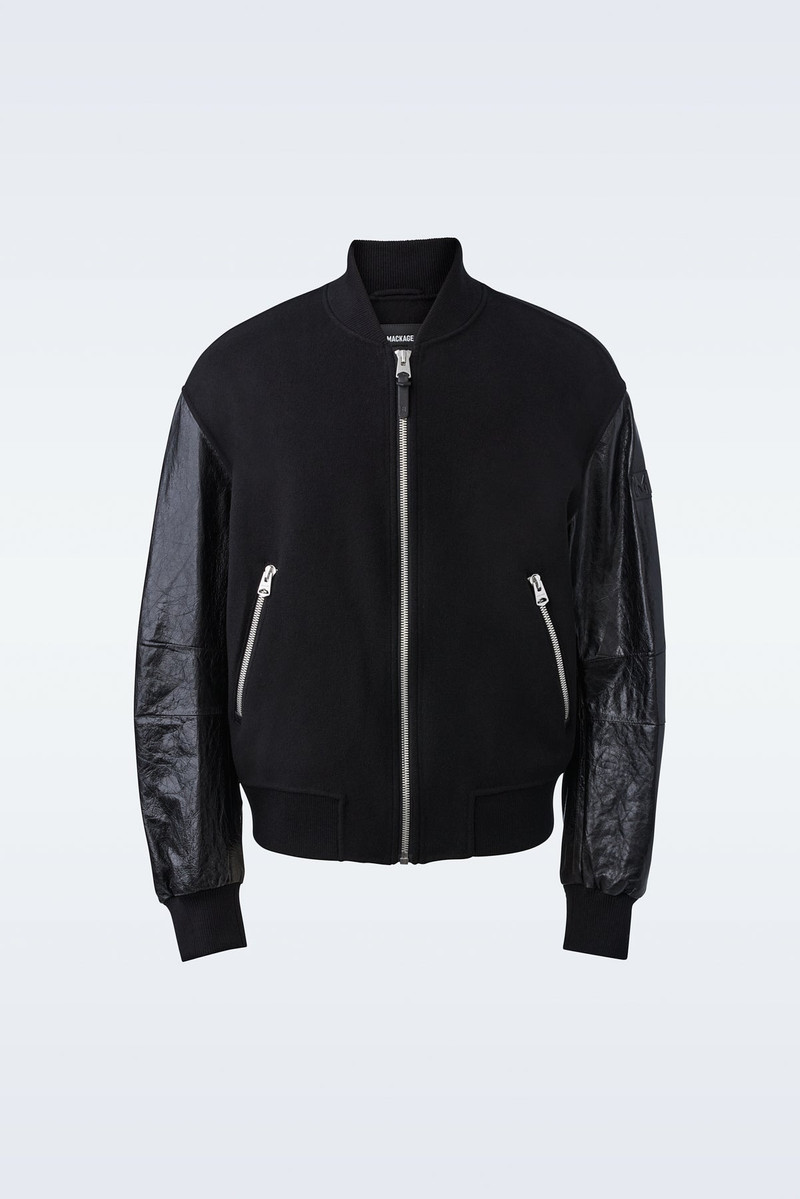 GEE Double face wool bomber jacket 1