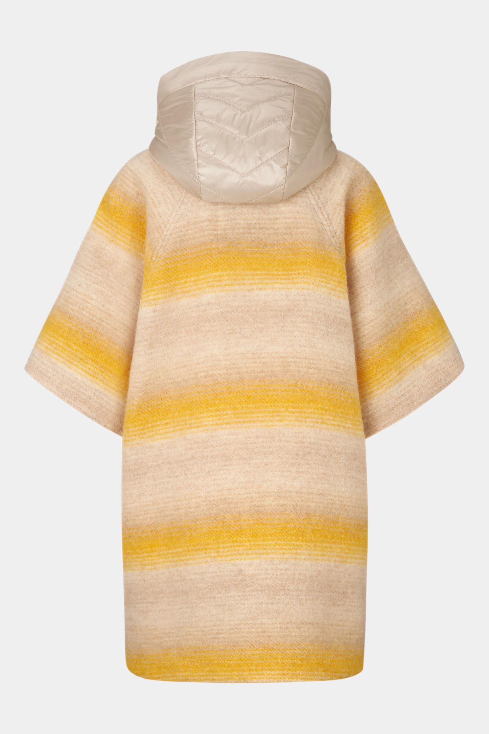 Harriet poncho in Mustard yellow/Beige - 9