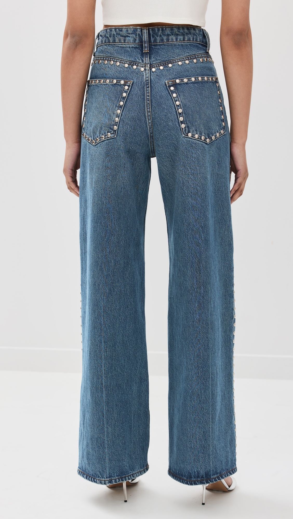 Cary High Rise Slouchy Wide Leg Jeans - 2