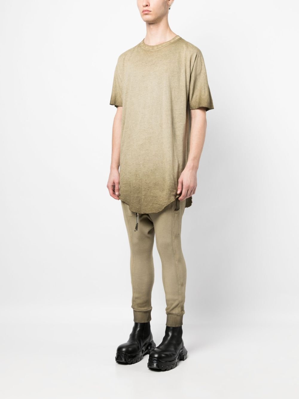 faded cotton T-shirt - 3