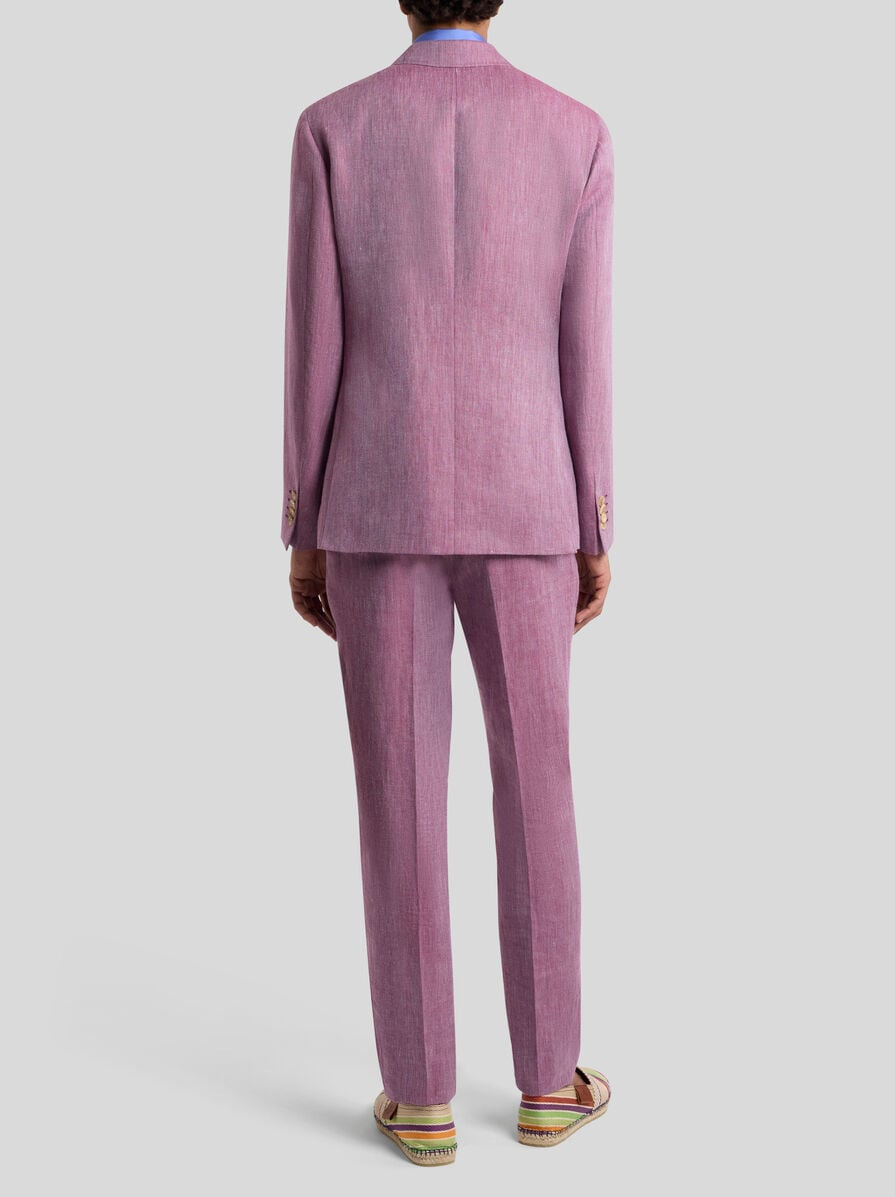 SLUB LINEN-BLEND BLAZER - 4