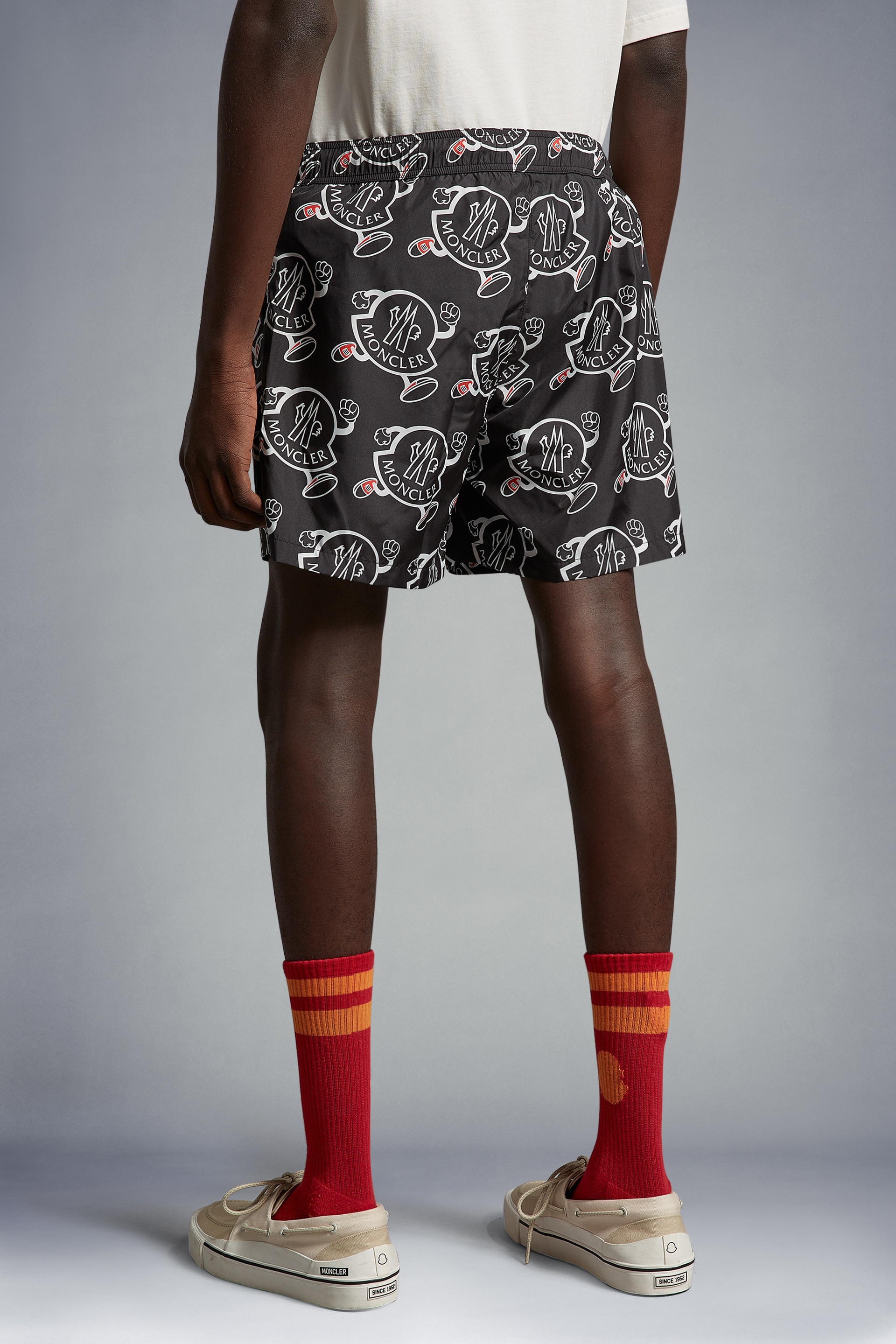 Logo Print Swim Shorts - 5