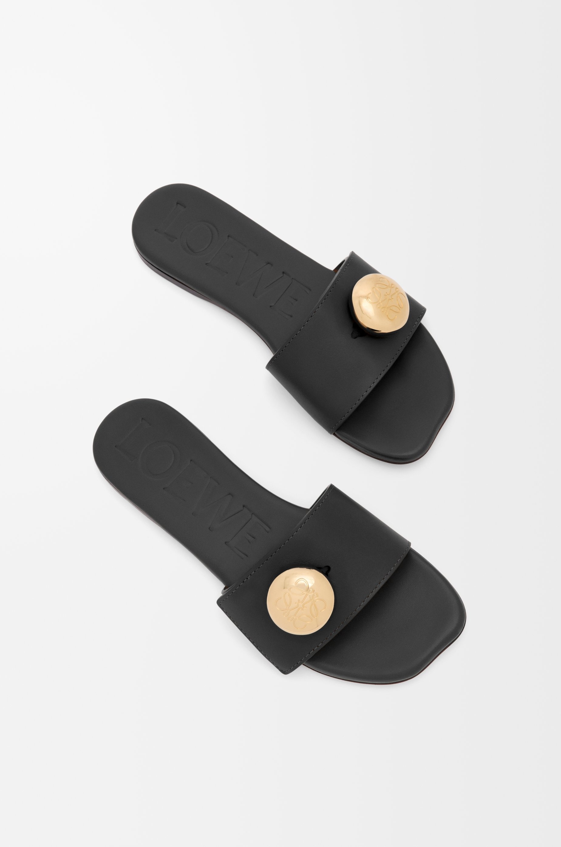 Pebble slide in soft calfskin - 4