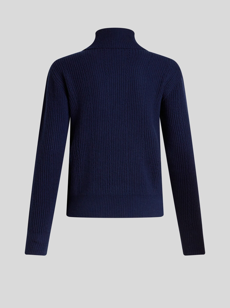 WOOL AND CASHMERE TURTLENECK SWEATER - 6