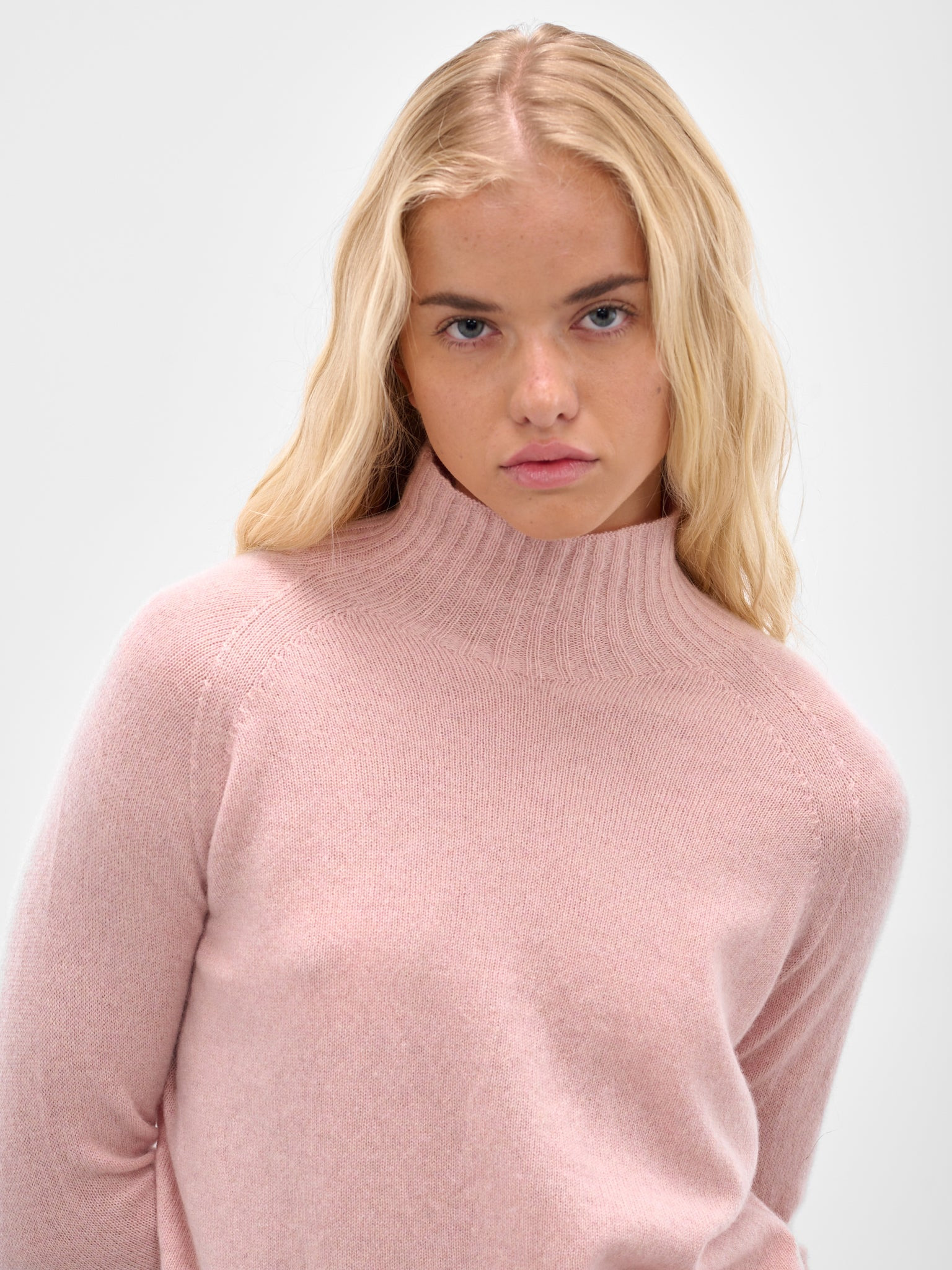 Pink Cashmere Open Back Jumper - 4