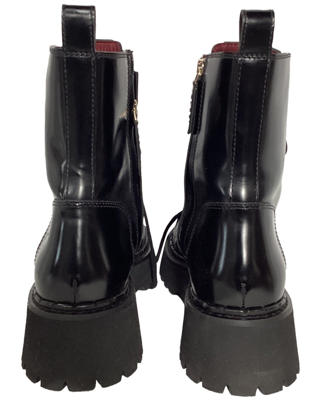 Gucci Women's Leather Thea Lug Sole Boot (Authentic Pre-Loved) - 4