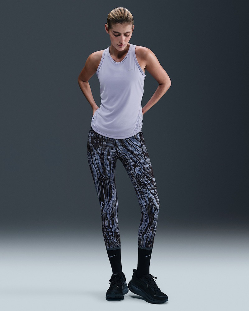 Nike Swift Women's High-Waisted 7/8 Printed Running Leggings 1
