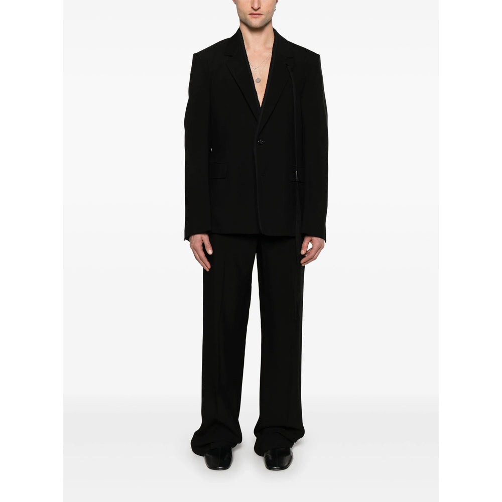 Ann Demeulemeester Black Trousers - Regular & Straight-Leg Trousers Men - 2