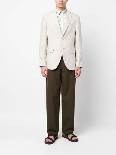 Etro single-breasted tailored blazer outlook