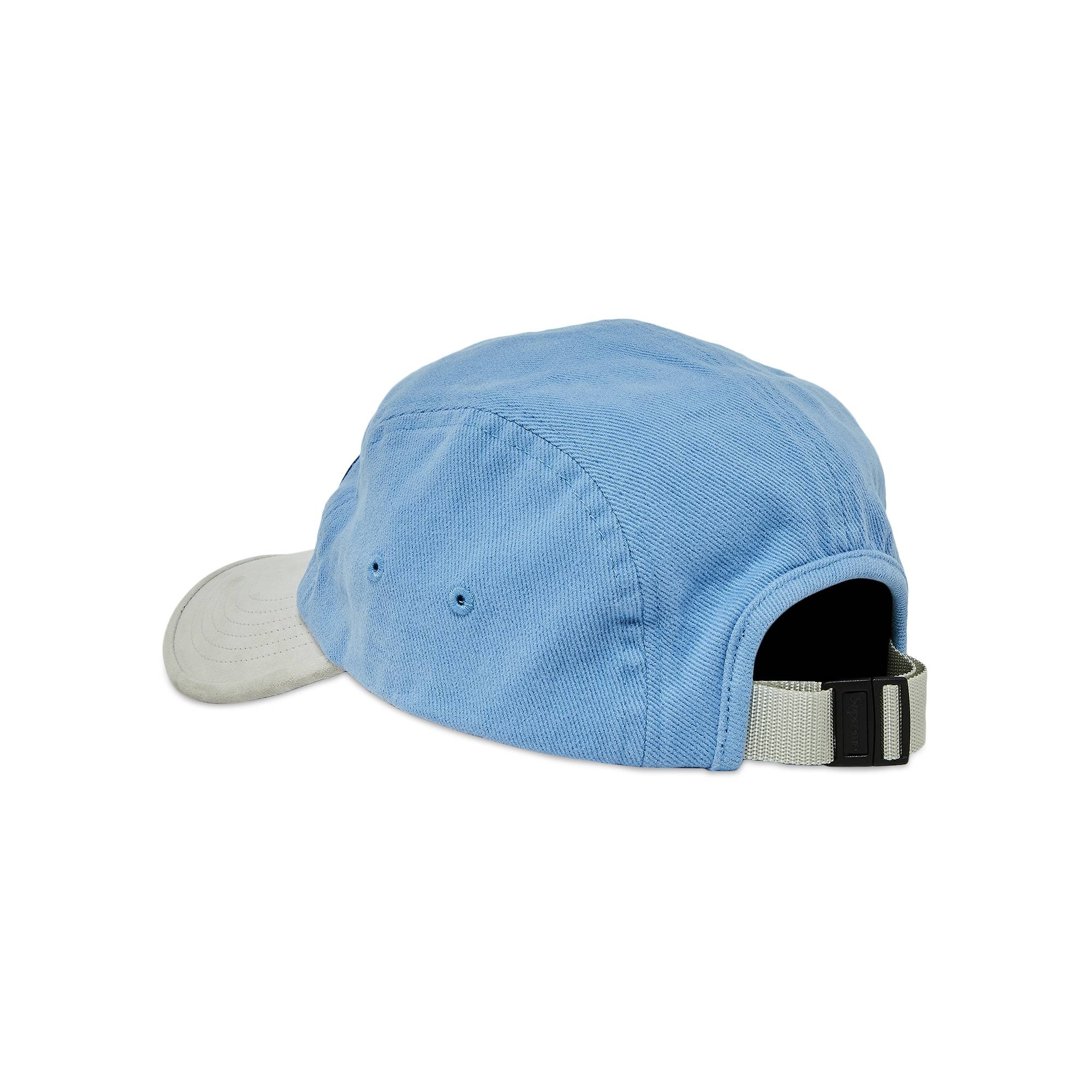 Supreme Suede Visor Camp Cap 'Light Blue' - 3