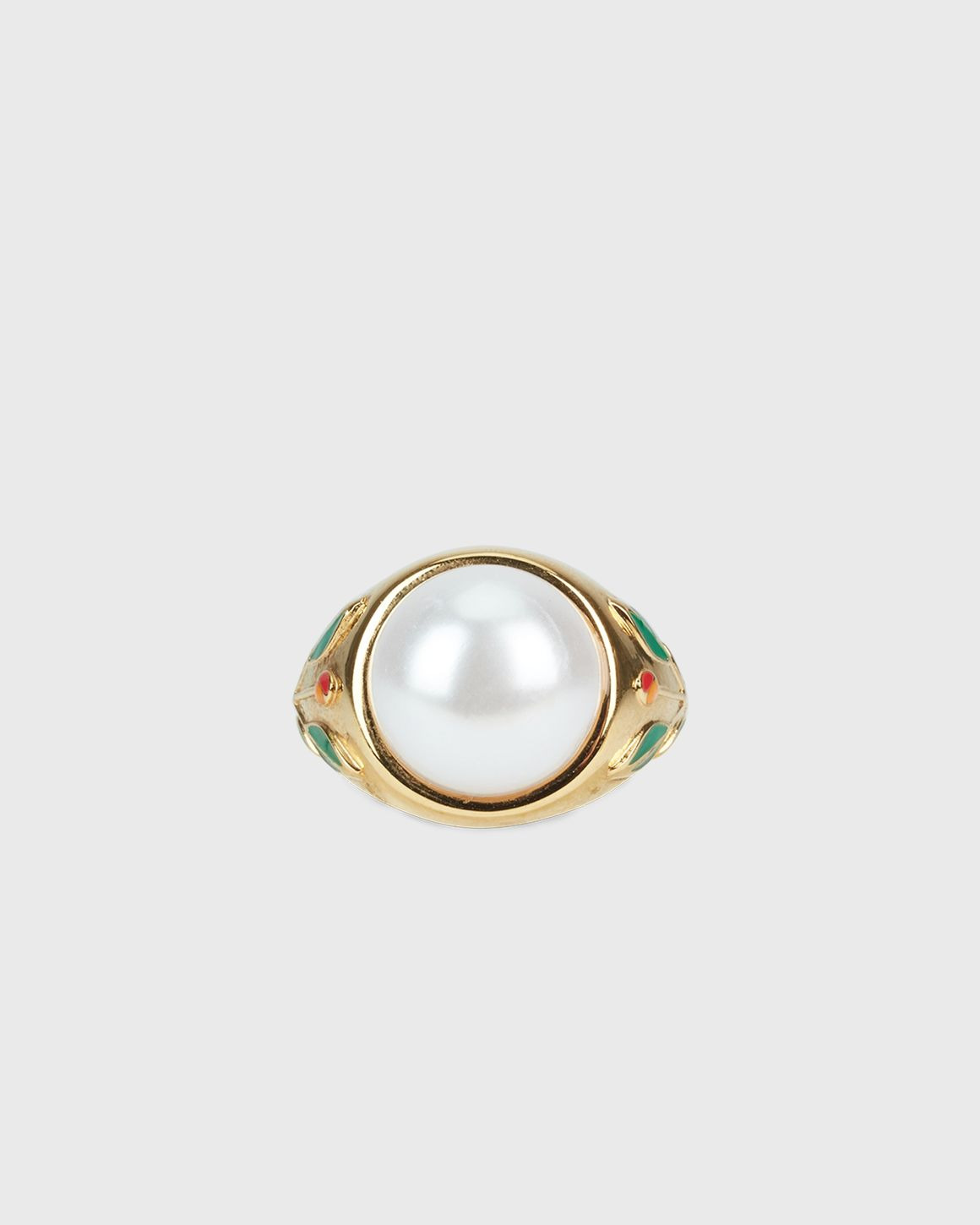 PEARL SIGNET RING - 3