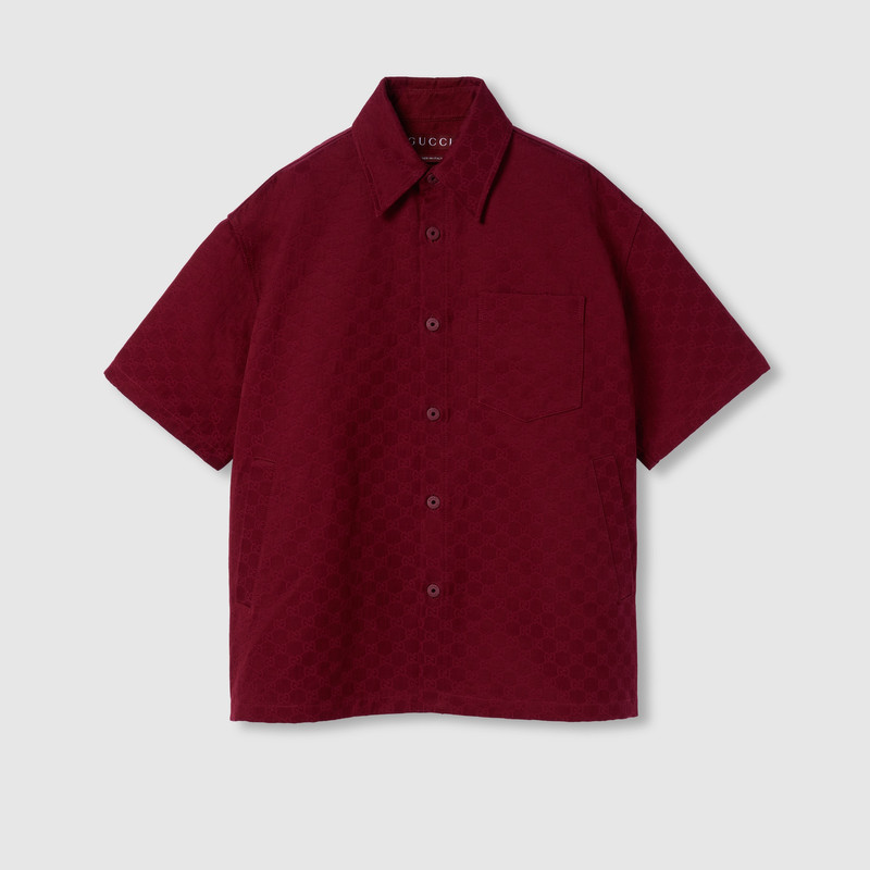 Oversize GG cotton shirt 1