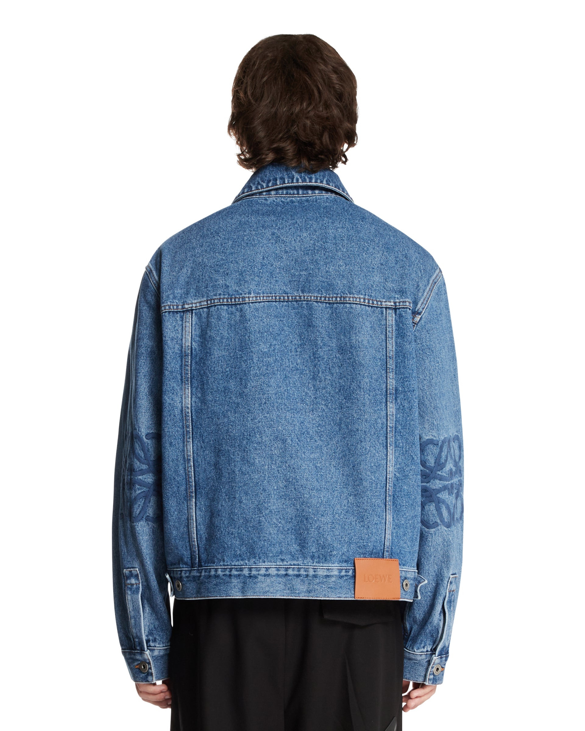 Blue Anagram Denim Jacket - 3