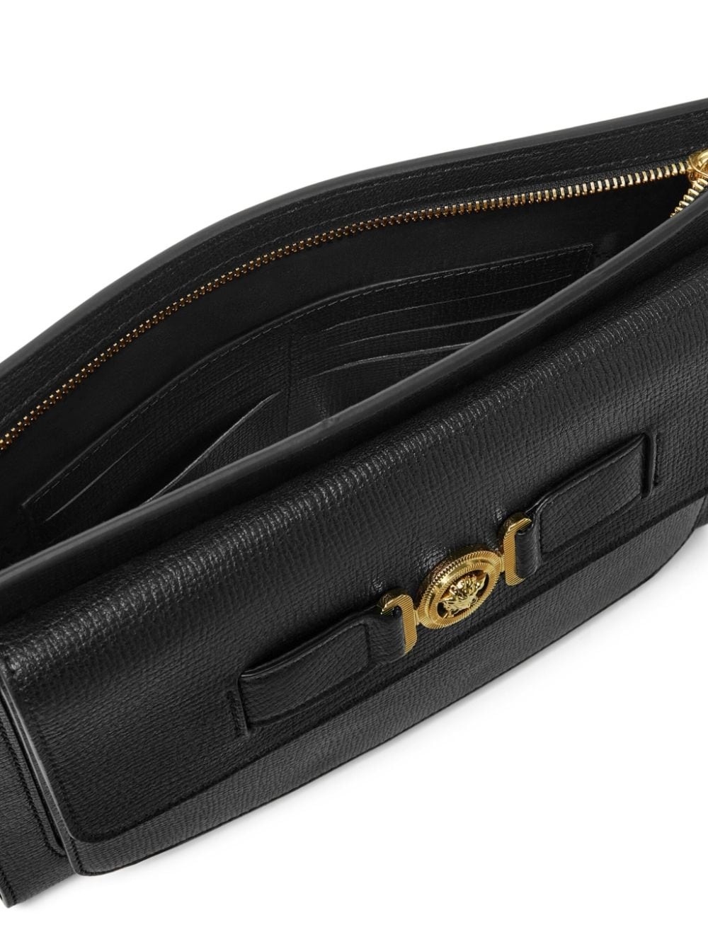 large Medusa Biggie leather clutch bag - 4