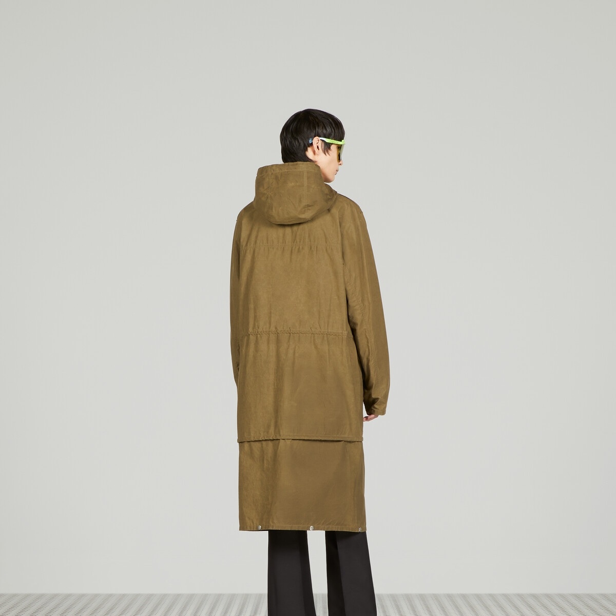 Waxed cotton adjustable length jacket - 7