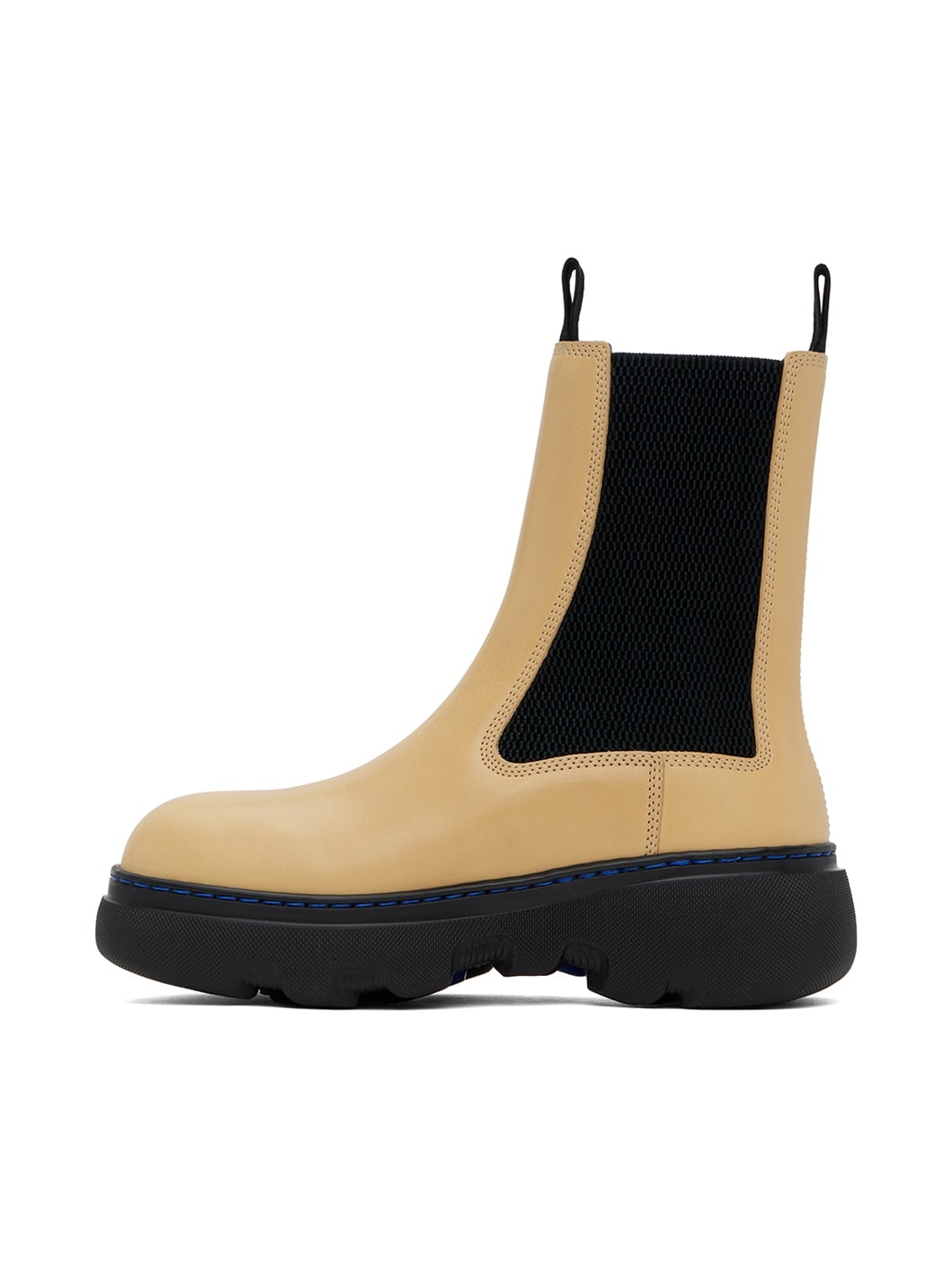 Yellow Leather Creeper Chelsea Boots - 3