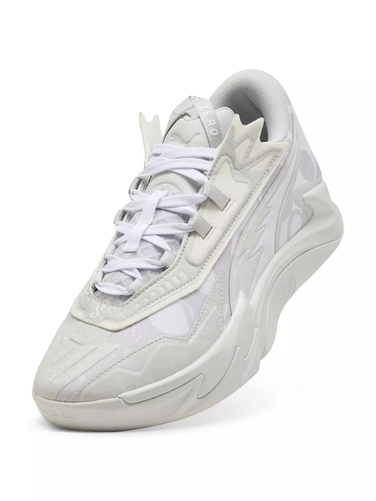 PUMA Scoot Zeros II "Glacial Grey/PUMA White" Men's Basketball Shoe - 5